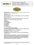 Lentils Specsheet