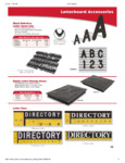 Letterboard Accessories 2 Spec Sheet