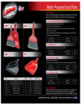 Libman 5371030 Dust Pans Spec Sheet