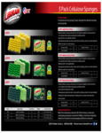 Libman 5371076 Sponges Spec Sheet Libman 5371076 Sponges Spec Sheet
