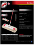 Libman Dust Mop Spec Sheet 537922