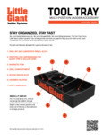 Little Giant Tool Tray Spec Sheet