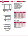 LITTLE GIANT WELDED SERVICE CART SPEC
