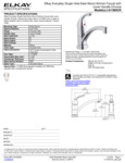 Elkay lk1500cr spec sheet