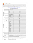 Spec Sheet Spec Sheet
