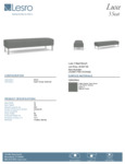 Luxe - LX3001.FSV-01OHAS Spec Sheet