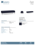Luxe - LX3001.FSV-01OHNA Spec Sheet