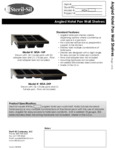 799WSA1HP Angled Wall Shelf Steril-Sil