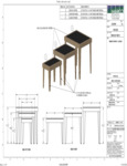 Marco Hardwood Laminate 3-Piece Display Table Top Set Spec Sheet