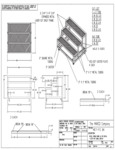 Marco Metal 3-Step Outdoor Shelving Display on Casters Spec Sheet
