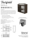 Mayne Fairfield Towel Valet Spec Sheet Mayne Fairfield Towel Valet Spec Sheet