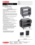 Cambro Medium Service Cart Pro Spec Sheet