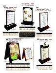 Menu Solutions Sandwich Menu Board Spec