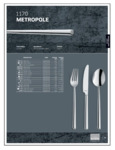Metropole_Flatware Specs_Amefa Metropole_Flatware Specs_Amefa