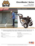 Mi-T-M ChoreMaster-Series-Gasoline-Direct-Drive Spec Sheet Mi-T-M ChoreMaster-Series-Gasoline-Direct-Drive Spec Sheet