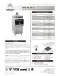 Mibrasa Charcoal Oven HMB AB SB 75 Spec Sheet Mibrasa Charcoal Oven HMB AB SB 75 Spec Sheet