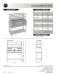 Mibrasa RM 115 Robatayaki Stand Spec Sheet Mibrasa RM 115 Robatayaki Stand Spec Sheet