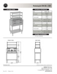 Mibrasa RM 80 Robatayaki Stand Spec Sheet