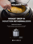 Vollrath Drop-In Warmer / Rethermalizer Specs Vollrath Drop-In Warmer / Rethermalizer Specs