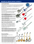 MIXERS & MEASURING WHEELS MIXERS & MEASURING WHEELS