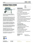 Mobile Pizza Oven Spec Sheet