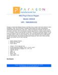 Paragon 8 oz. Mod Pop Spec Sheet