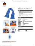 MULTI-PURPOSE COOLING TOWEL - BLUE SPEC SHEET