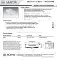 E.L. Mustee 65M Mop Basin Specsheet E.L. Mustee 65M Mop Basin Specsheet
