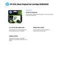 HP 65XL BLACK ORIGINAL INK CARTRIDGE