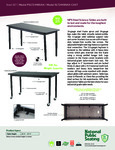 National Public Seating Height Adjustable Steel Science Lab Table Specsheet