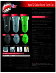 NEW 32 Gallon Trash Cans Libman Commercial