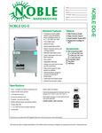 Noble DG-E Specsheet