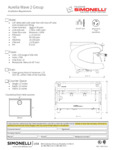 Nuova Simonelli Aurelia Wave 2 Group Espresso Machine Specsheet