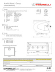 Nuova Simonelli Aurelia Wave 3 Group Espresso Machine Specsheet