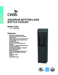 OASIS aquarius_bottom_load_bottle_ab0002-f-1907 BAEB1SHSK specs