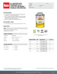 Oatey All Weather Flowguard Gold Spec Sheet