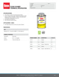 Oatey Clear Cleaner Specsheet