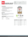 Oatey Clear Primer Spec Sheet