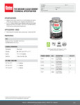 Oatey Medium Clear Cement Specsheet Oatey Medium Clear Cement Specsheet