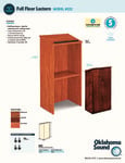 Oklahoma Sound 222 Full Floor Lectern Specsheet