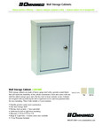 Omnimed 291609 Wall Storage Spec Sheet