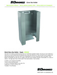 Omnimed 305300 Glove Box Steel Single Spec Sheet