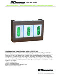 Omnimed 305303-WG Triple Glove Box