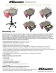Omnimed 350340 Phlebotomy Cart Spec Sheet