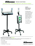 Omnimed 350350 and 350351 Sanitizer Stands Spec Sheet