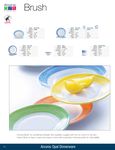 Opal Brush Dinnerware Opal Brush Dinnerware