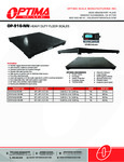 Optima Floor Scales Specsheet