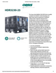 Orbis KD3230-25 Collapsible Container Spec Sheet