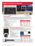 Outdoor Enclosed Letterboards Spec Sheet Outdoor Enclosed Letterboards Spec Sheet