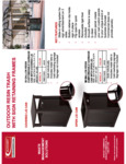 Outdoor Resin Trash With Sign Retaining Frames
